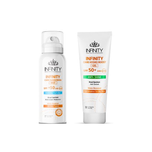 انفينتى كير صن سكرين ميست 120 مل +نفينتى كير هيدرو بوست 60 مل